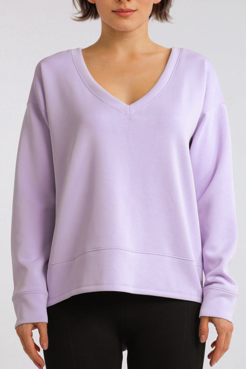 【YOURNUS】Silky U-Neck Long Sleeve Lululemon Wundermost Ultra-Soft Nulu Long-Sleeve Turtleneck