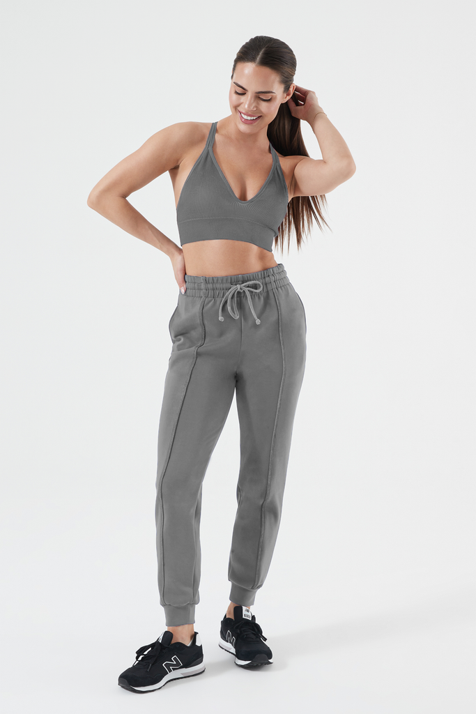 Pro-Fit Seamless Light Gray Sports Bra - $6 (60% Off Retail) - From Chloe