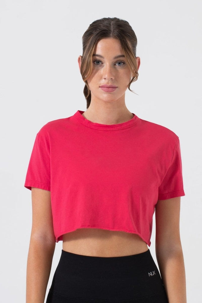 Her Cropped Tee T0506:T0506-Rio-XS - NUX