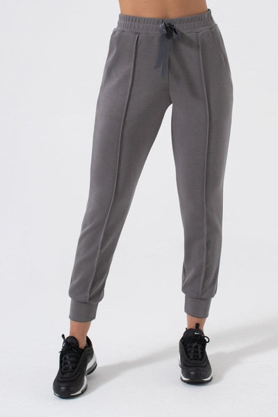 Rock Kids Jogger Pants in Grey with Rose Design